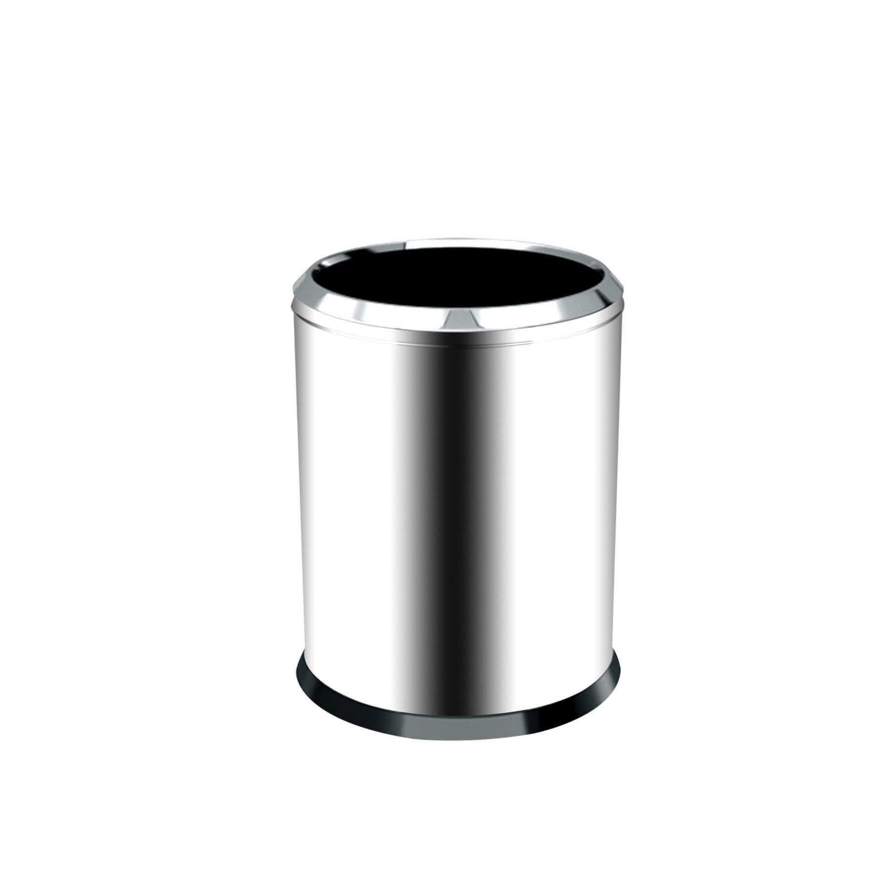 Krom Çemberli Çöp Kovası 8 Lt.